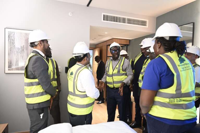 Obaseki and Aa Team of Radisson Hotel Official from Dubai
