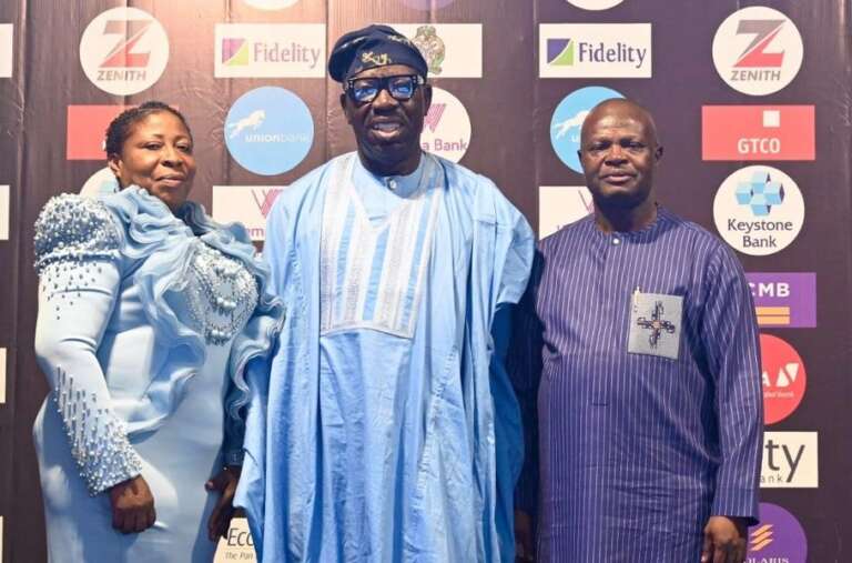 Obaseki and bankers in Benin