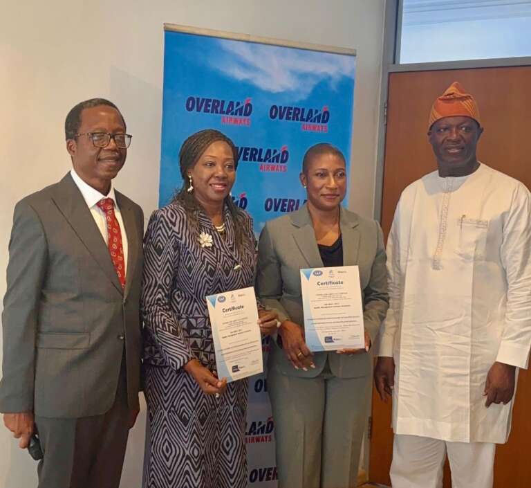 Overland Airways ISO Certification